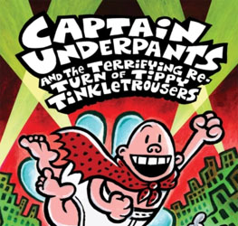 Scholastic Books in the Captain Underpants Series