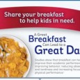 Share Your Breakfast to Fight Childhood Hunger Studies show that breakfast can help kids boost their academic performance — improving behavior, reducing absences and tardiness and increasing focus and physical performance. Yet, the alarming reality is that...
