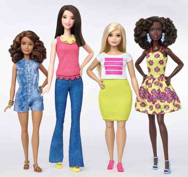 Barbie Adds Three New Body Types to Its Doll Line
