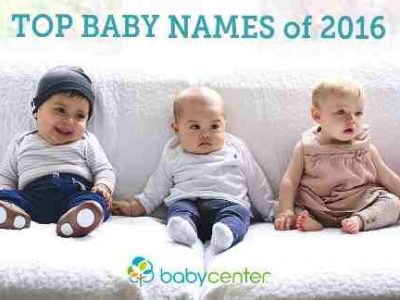 Baby Names of 2016: Sophia and Jackson Hold Top Spots