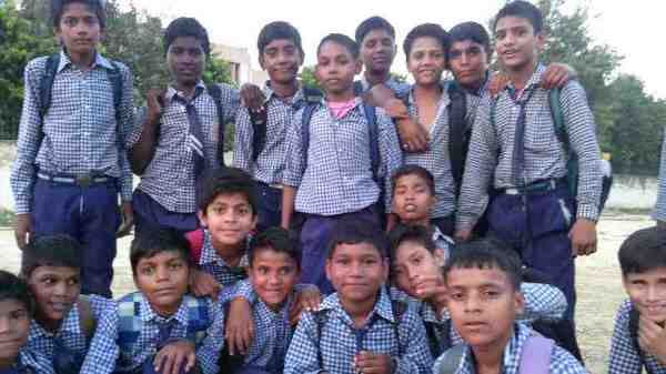 Children of a Government School in New Delhi. Photo by Rakesh Raman