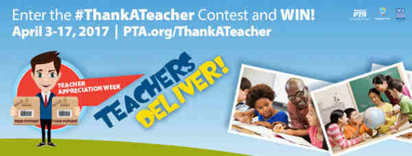 #ThankATeacher Contest to Honor School Teachers