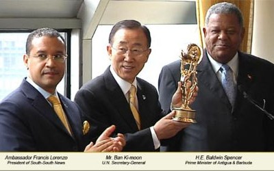 UN Secretary-General Ban Ki-moon Honored