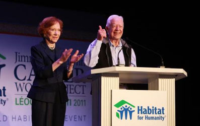 Jimmy and Rosalynn Carter to Build Homes in Haiti