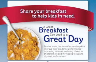 Share Your Breakfast to Fight Childhood Hunger