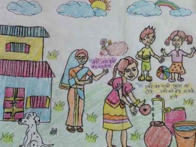 RMN Foundation School Students Depict Dengue with Drawings