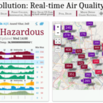 Delhi Air Pollution: The Real-time Air Quality Index (AQI) on November 8, 2023 shows hazardous air quality level in Delhi.