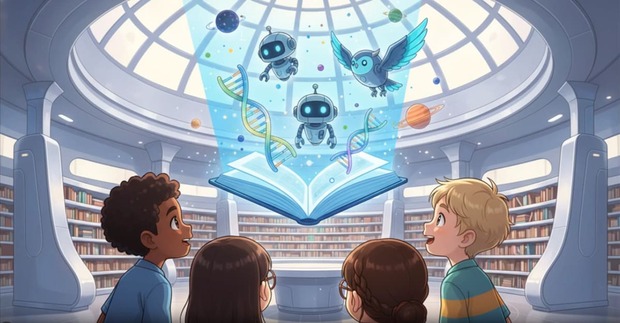 Representational AI-generated image of Robojit and the Sand Planet global entertainment project. By Rakesh Raman | RMN News Service