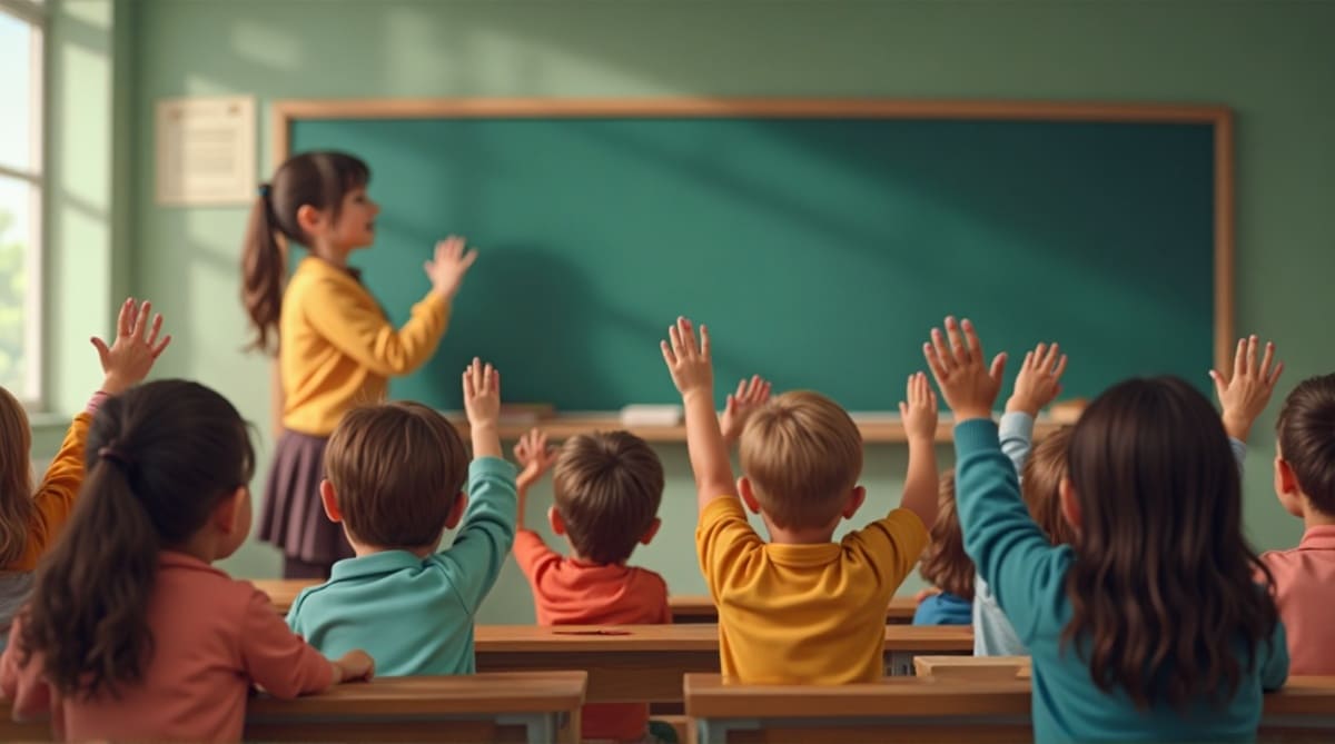 Representational AI-generated Image of School Children | RMN Kids News